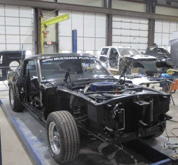 Auto body repair work